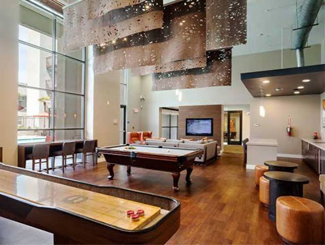 Clean clubhouse and common area lounge
